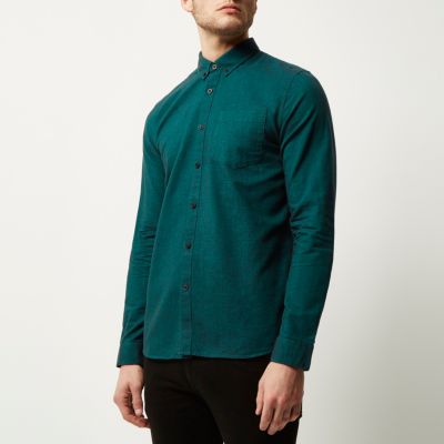 Dark green Oxford shirt